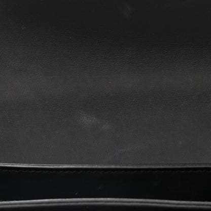 Fendi Vitello Century Grace FF Embossed Top Handle Clutch Black 8 of 10