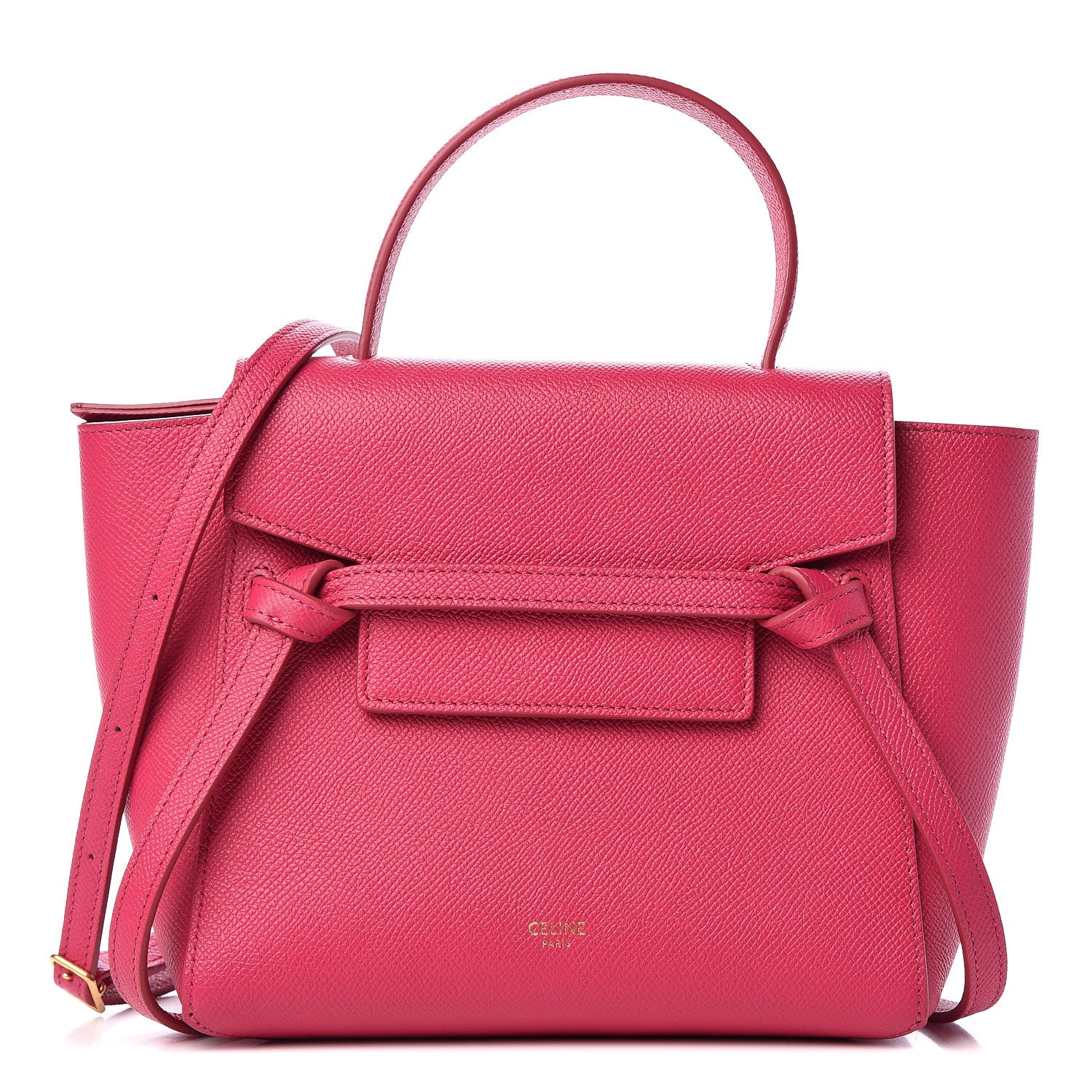 Celine Grained Calfskin Nano Belt Bag Pink 1 of 8
