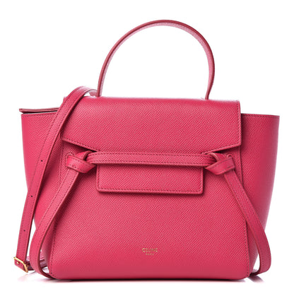 Celine Grained Calfskin Nano Belt Bag Pink 1 of 8