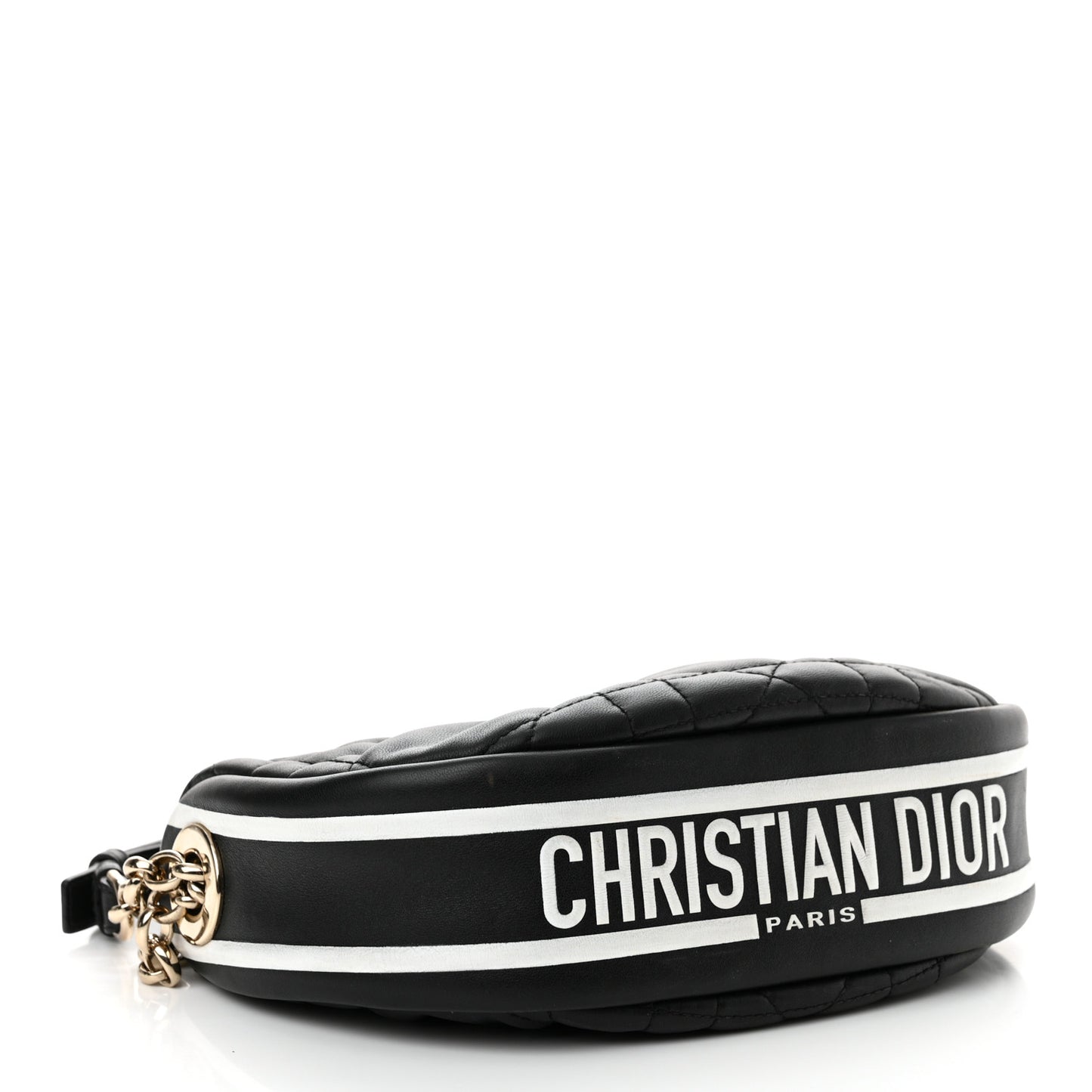Lambskin Cannage Small Dior Vibe Hobo Bag Black