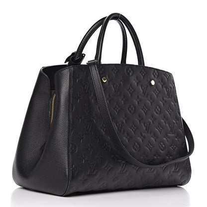 Louis Vuitton Empreinte Montaigne GM Black 3 of 12