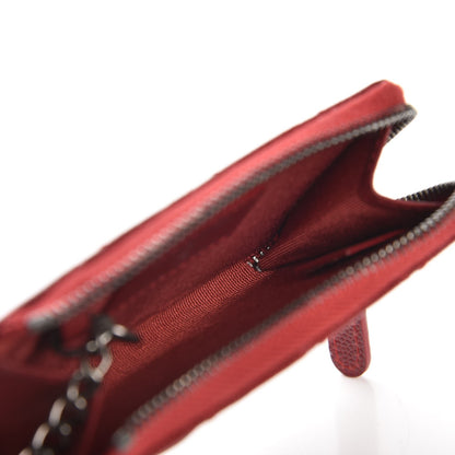 Chanel Caviar Quilted Key Holder Case Red 5 of 8
