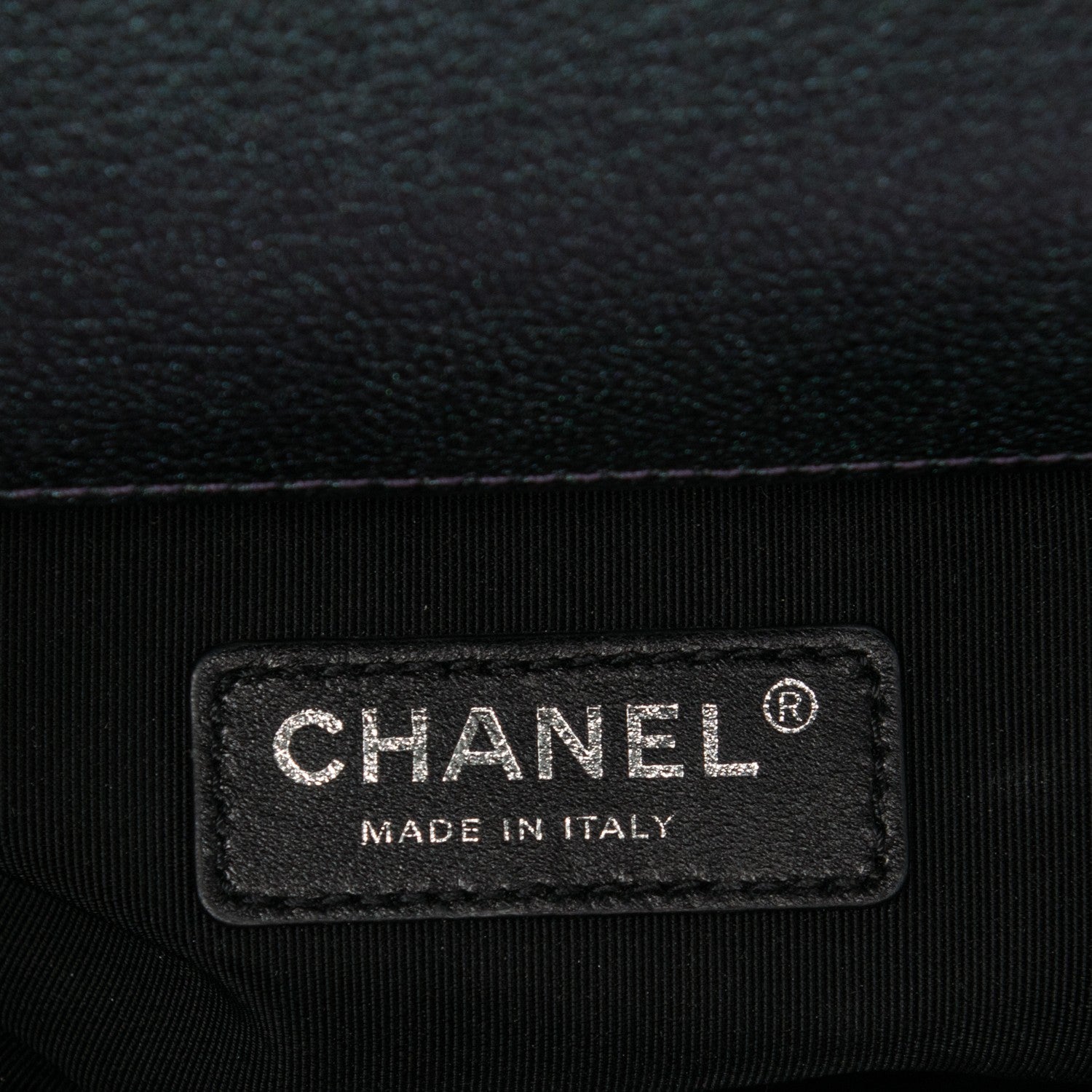 Chanel Iridescent Goatskin Quilted Small Boy Flap Purple 6 of 7