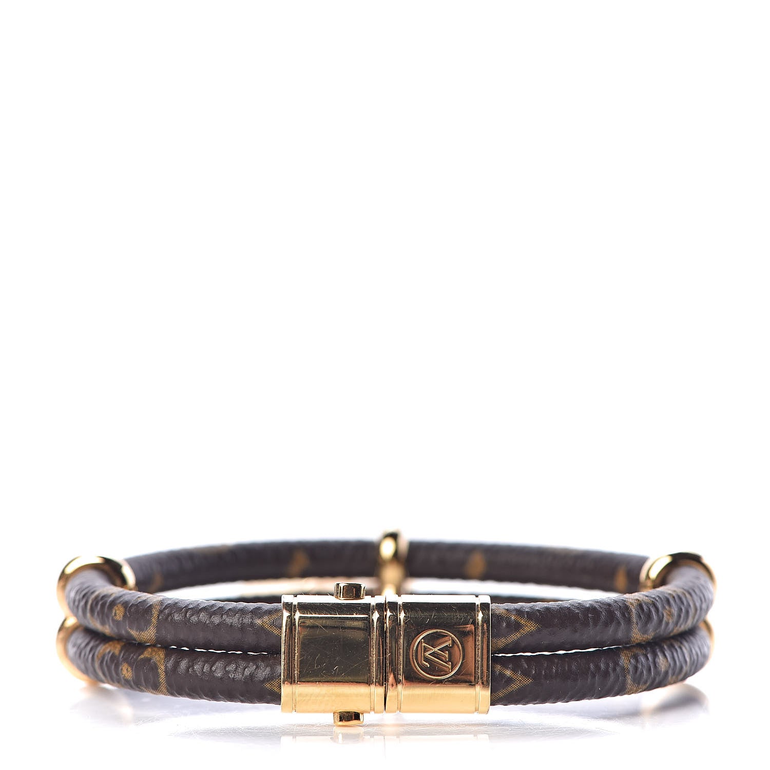 Louis Vuitton Monogram Keep It Twice Bracelet 17 3 of 4