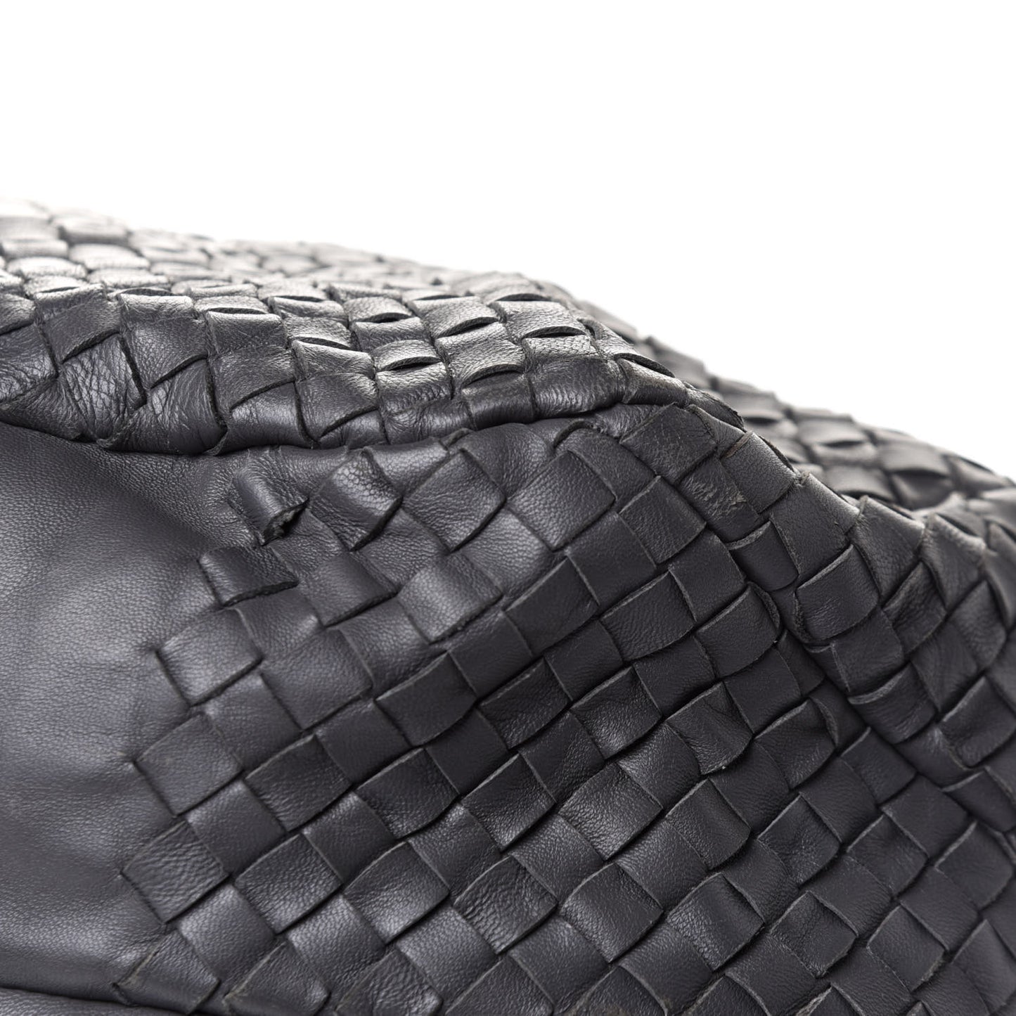 Nappa Intrecciato Large Campana Hobo Shadow