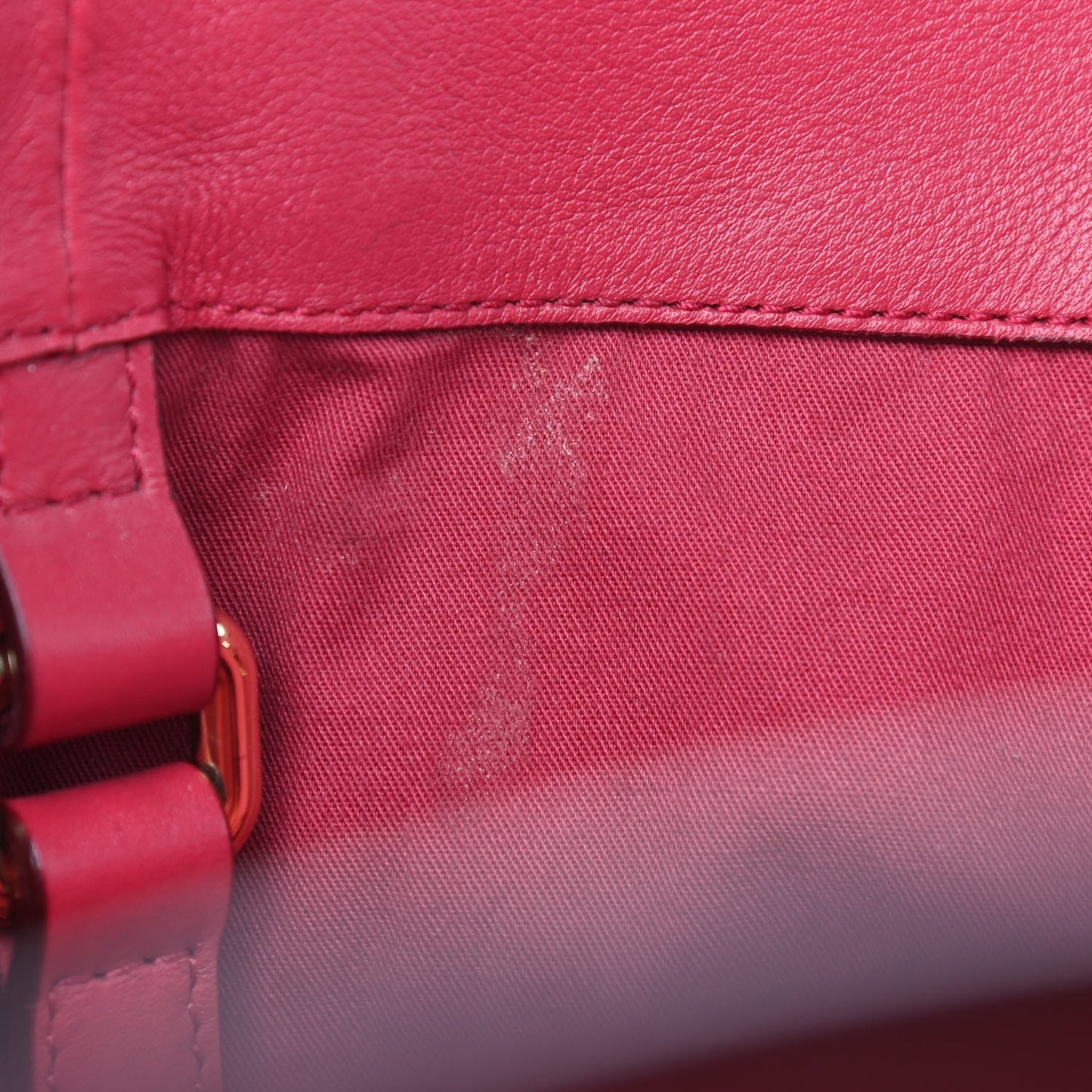 Calfskin House Check Small Canterbury Tote Raspberry