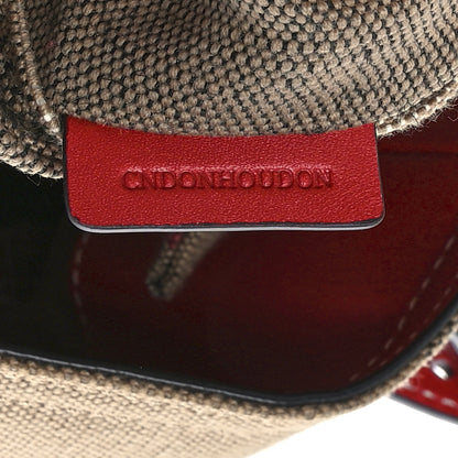 Burberry Canvas Mega Check Medium Ashby Hobo Cadmium Red 8 of 12