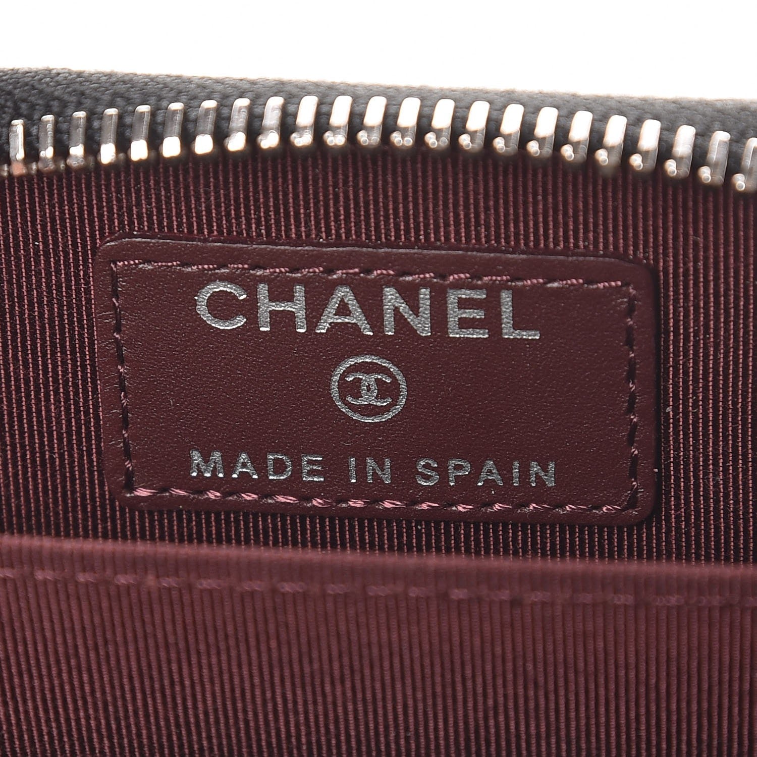 Chanel Caviar Quilted Zip Coin Purse Black 6 of 8