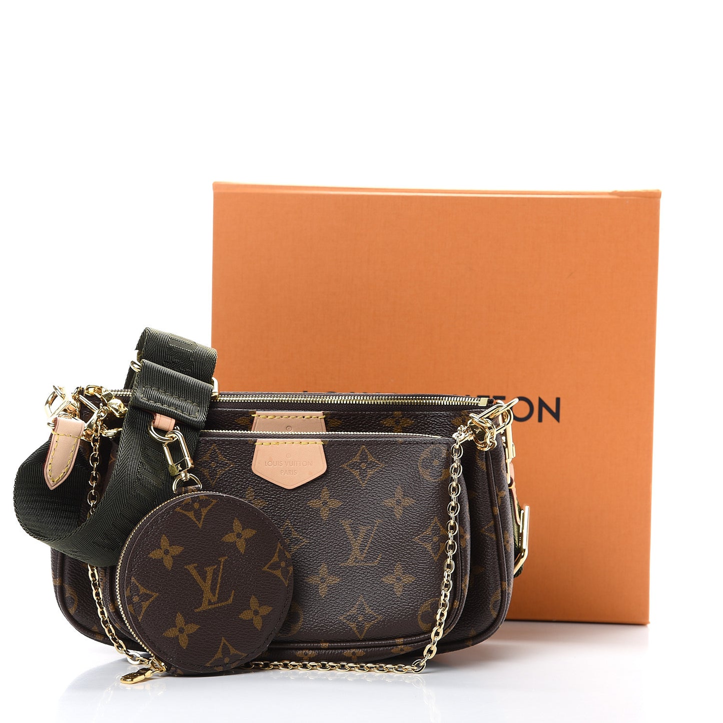 Monogram Multi Pochette Accessories Kaki