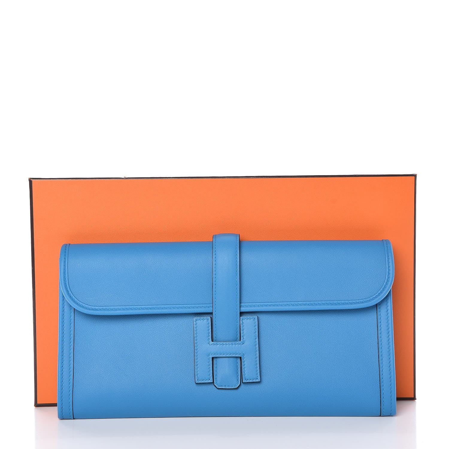 Hermes Swift Jige Elan 29 Clutch Bleu Zanzibar 10 of 10