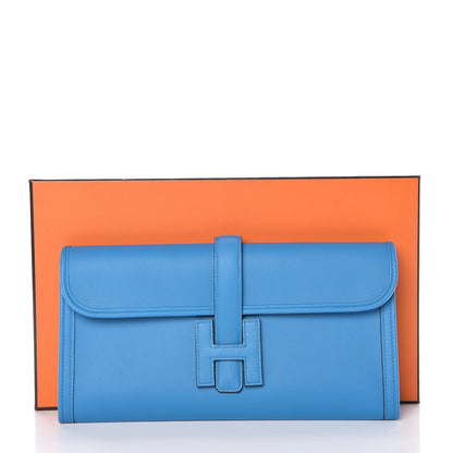 Hermes Swift Jige Elan 29 Clutch Bleu Zanzibar 10 of 10