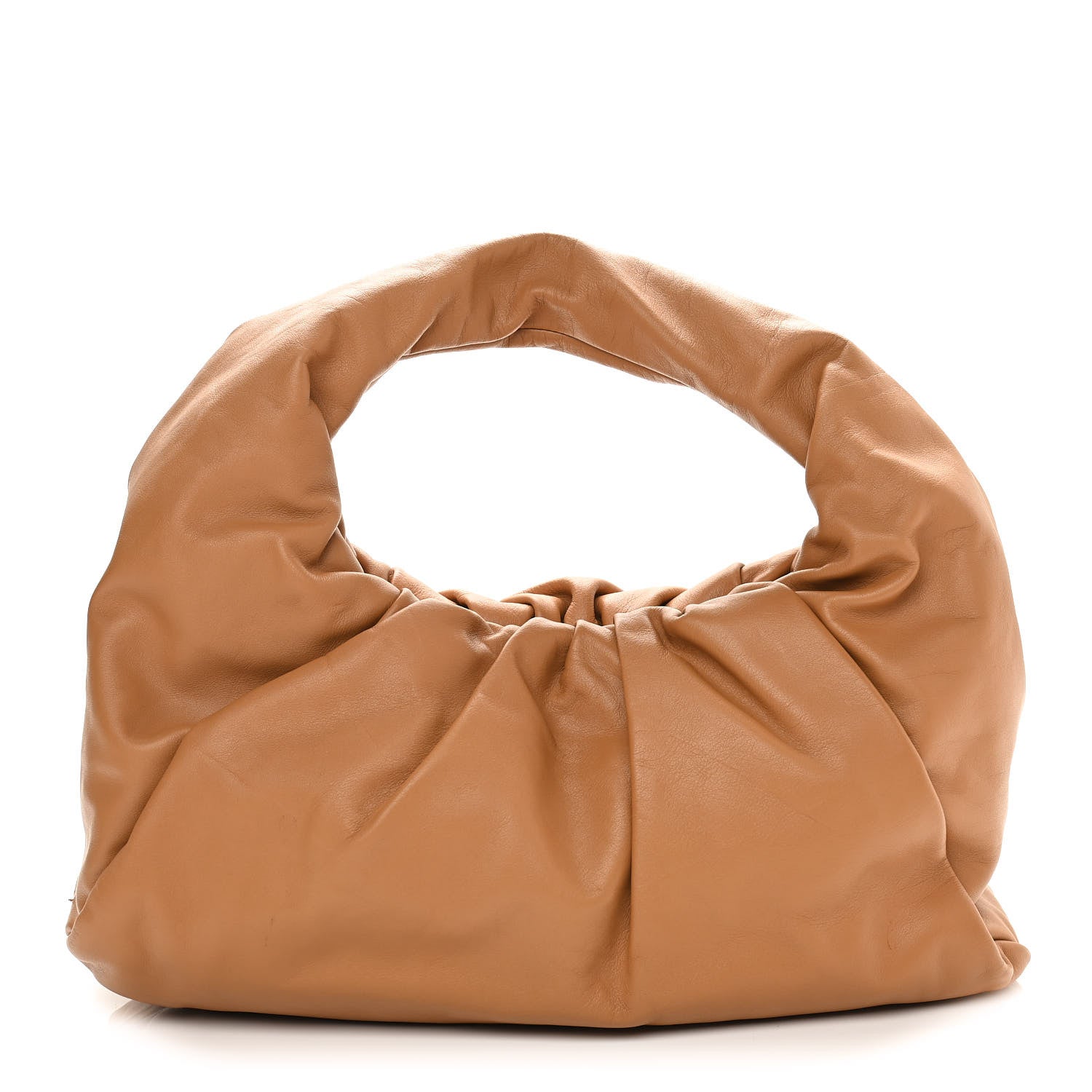Bottega Veneta Smooth Butter Calfskin Small The Shoulder Pouch Teak 1 of 10