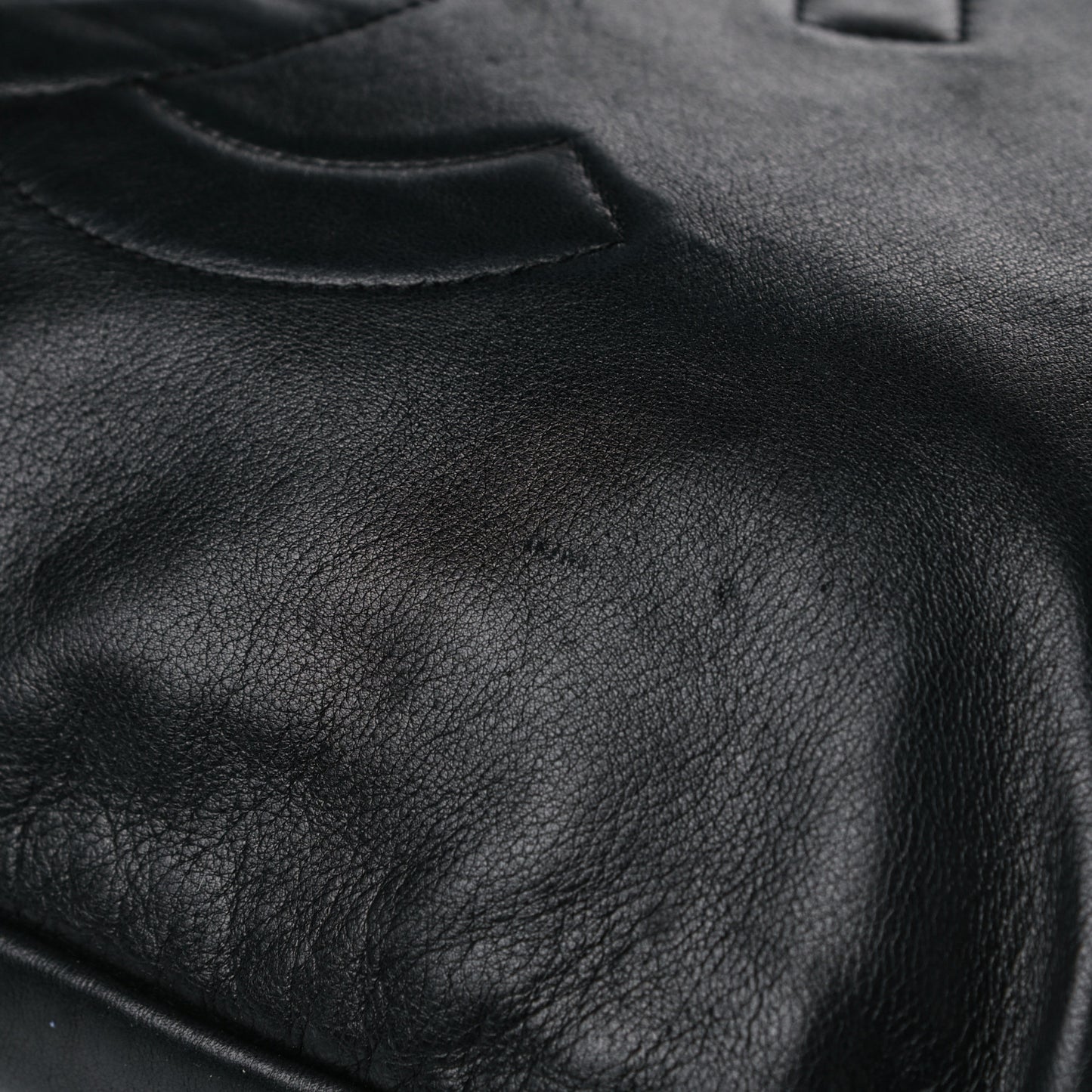 Lambskin Large Soft and Chain Hobo Black