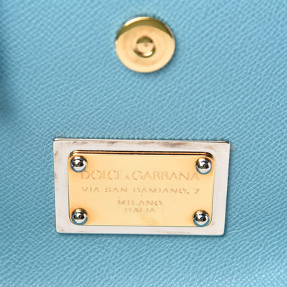 Dolce & Gabbana Dauphine Large Miss Sicily Satchel Light Blue 13 of 14