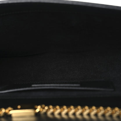 Saint Laurent Smooth Calfskin Medium Classic Monogram Kate Tassel Satchel Black 5 of 9