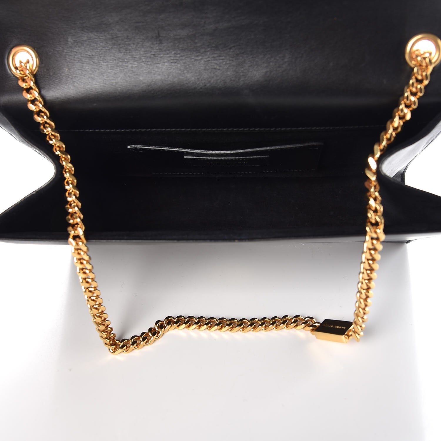 Saint Laurent Smooth Calfskin Medium Classic Monogram Kate Tassel Satchel Black 5 of 11