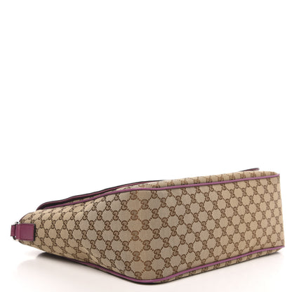 Gucci Monogram Convertible Diaper Bag Beige Peonia Flower 4 of 11