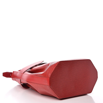 Louis Vuitton Epi Sac D'Epaule GM Castillan Red 5 of 10