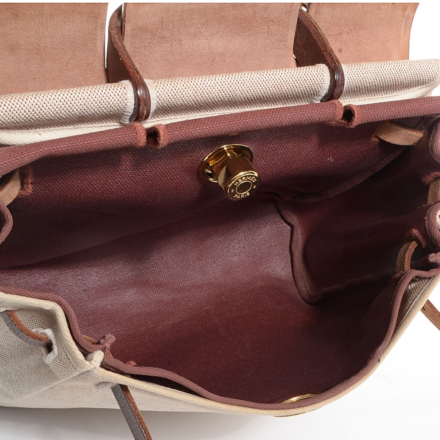 Hermes Toile Herbag Backpack GM 6 of 9