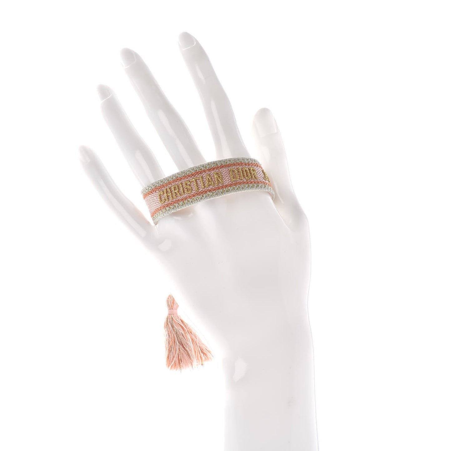 Woven Cotton J'Adior Friendship Bracelet Nude Multicolor