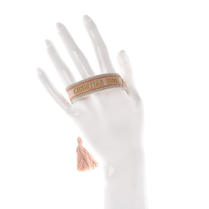 Christian Dior Woven Cotton J'Adior Friendship Bracelet Nude Multicolor 2 of 3