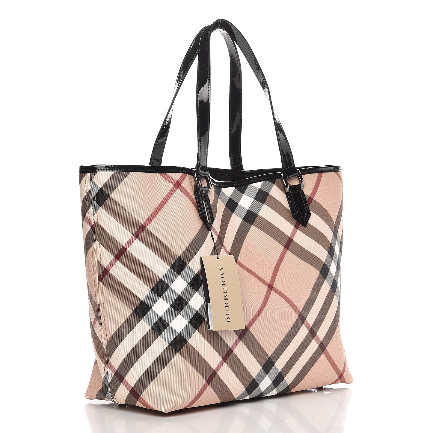 Nova Check Large Nickie Tote Black