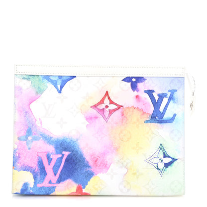 Louis Vuitton Monogram Watercolor Pochette Voyage MM Multicolor 1 of 8