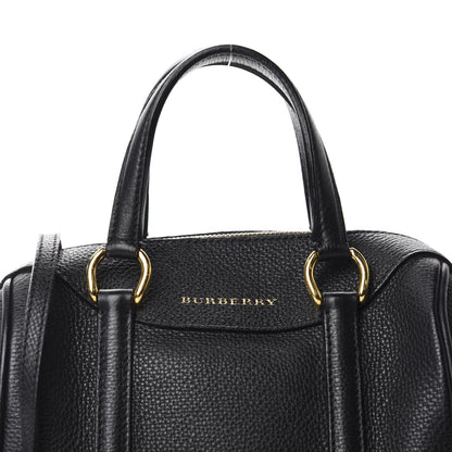 Burberry Derby Calfskin Small Alchester Bowling Bag Black 9 of 9