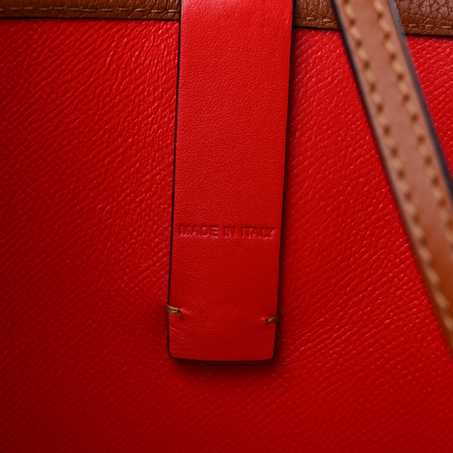 Calfskin Spikes East West Cabata Tote Cannelle