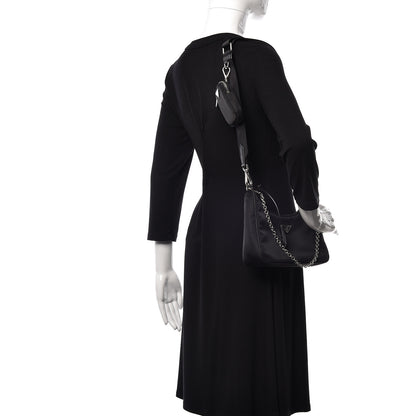Prada Nylon Re-Edition 2005 Shoulder Bag Black 3 of 14