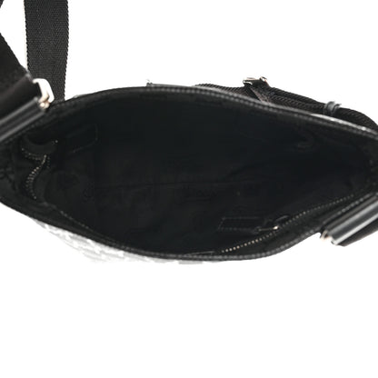 Gucci Imprime Monogram Small Flat Messenger Bag Black 5 of 11