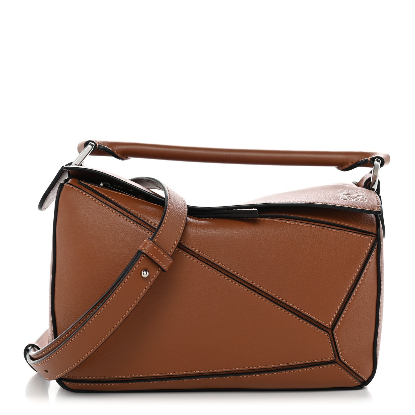 Calfskin Small Puzzle Bag Tan