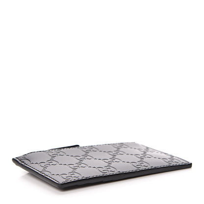 Gucci Guccissima Signature Coin Case Card Holder Black 4 of 6