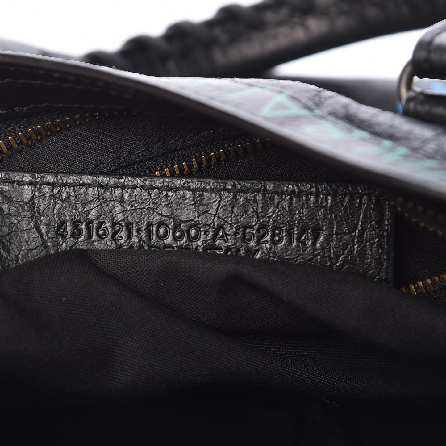 Agneau Graffiti All Over Classic Hardware S City Black Multicolor