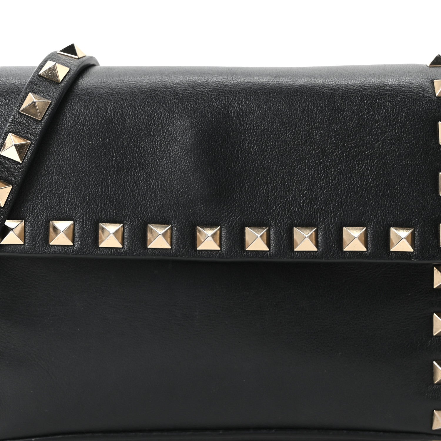 Valentino Garavani Vitello Rockstud Belt Bag Black 6 of 8