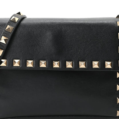 Valentino Garavani Vitello Rockstud Belt Bag Black 6 of 8