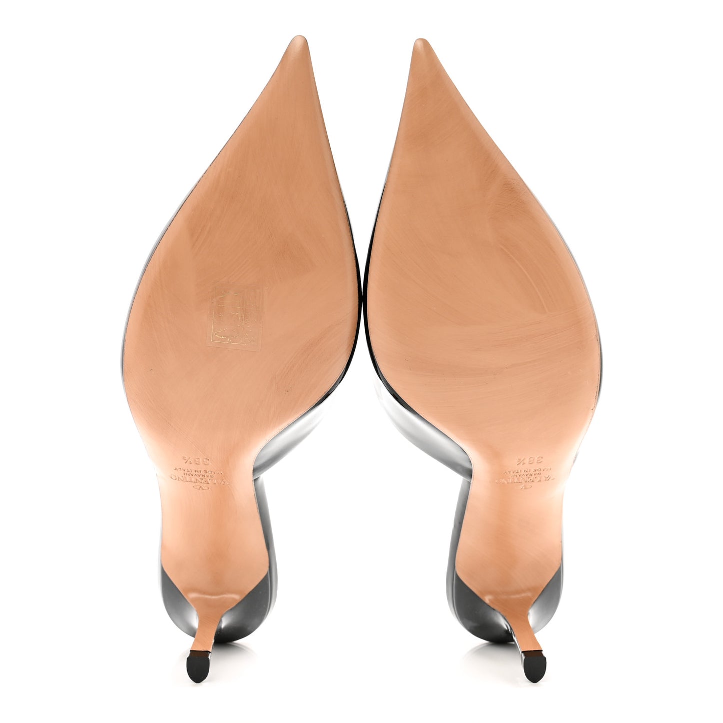 Patent One Stud 70mm Mule Pumps 38.5 Black