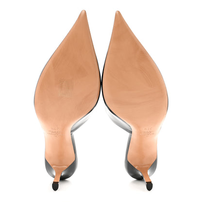 Valentino Garavani Patent One Stud 70mm Mule Pumps 38.5 Black 6 of 9