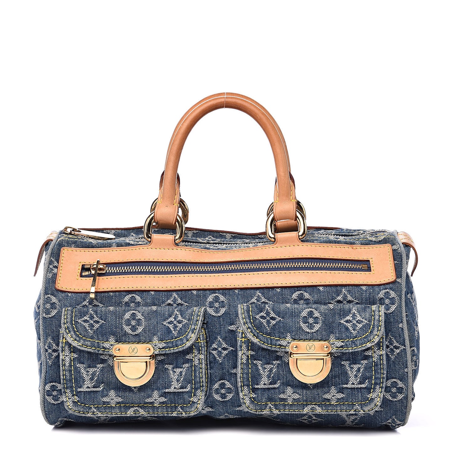 Monogram Denim Neo Speedy Blue
