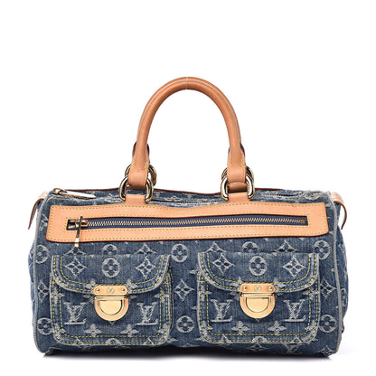 Louis Vuitton Monogram Denim Neo Speedy Blue 1 of 11