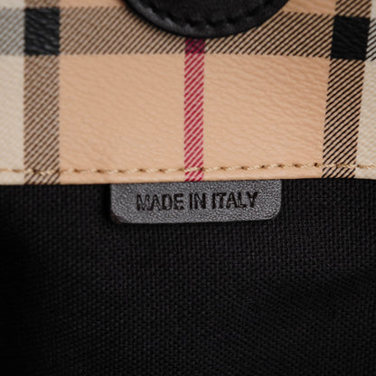 Burberry Haymarket Check Large Canterbury Tote Chocolate 7 of 10