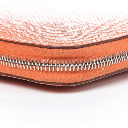 Hermes Epsom Azap Wallet Orange 11 of 13