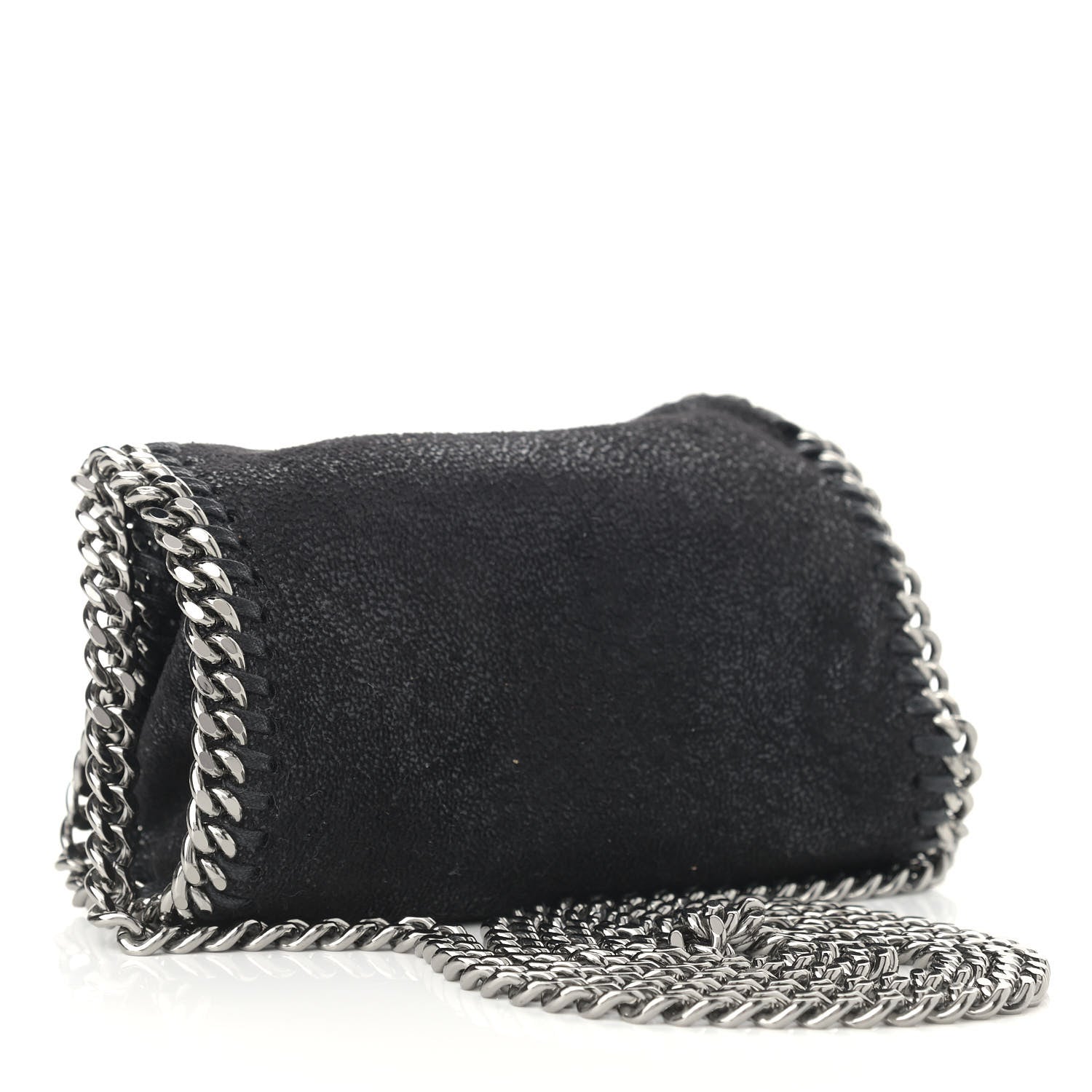 Stella McCartney Shaggy Deer Tiny Falabella Tote Black 3 of 10