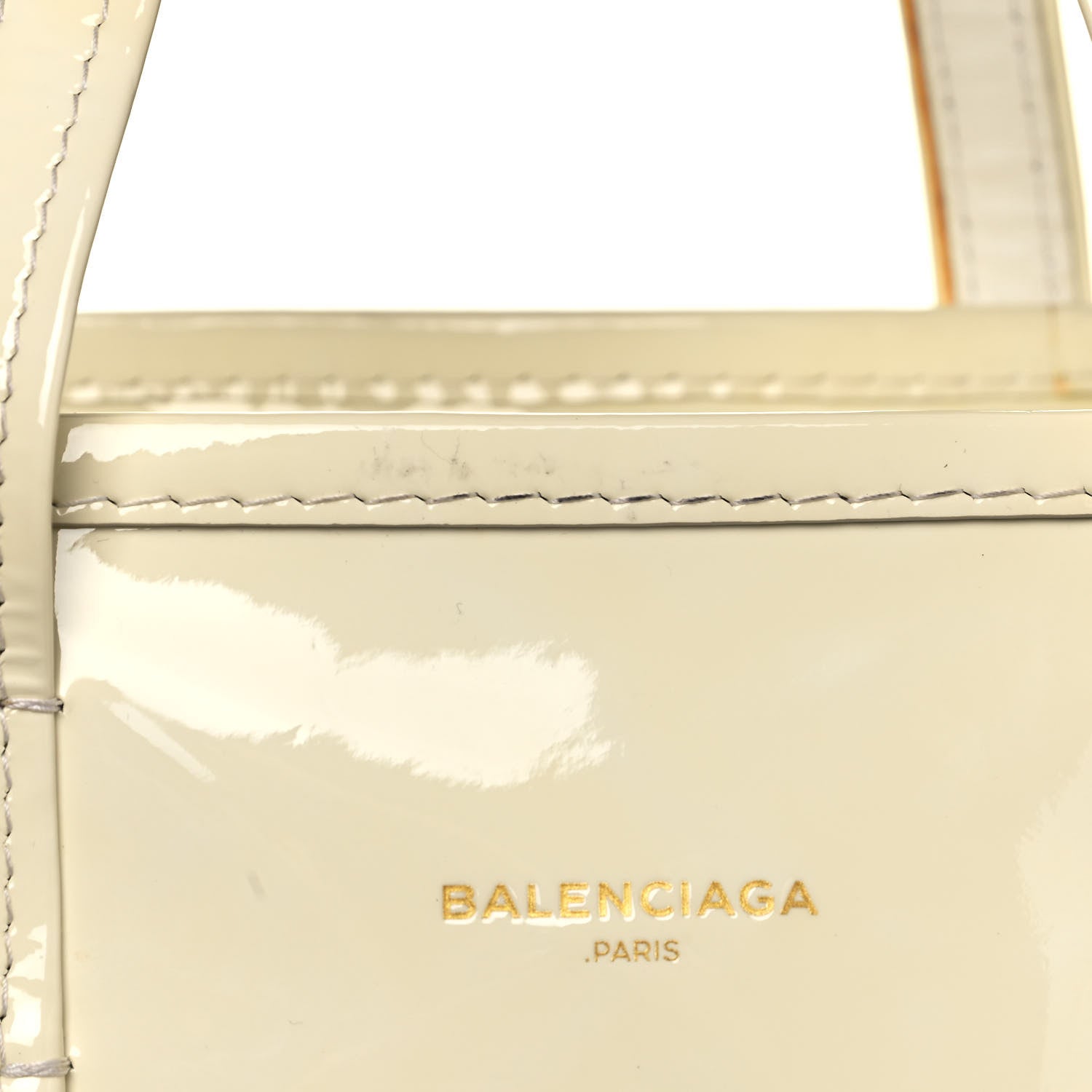 Balenciaga Patent S Bazar Shopper Tote White 13 of 17