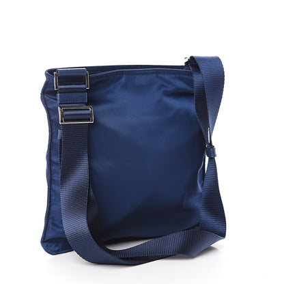 Prada Nylon Vela Flat Messenger Bag Royal 2 of 7