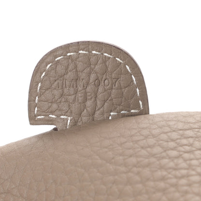 Hermes Taurillon Clemence Evelyne III PM Etoupe 7 of 11