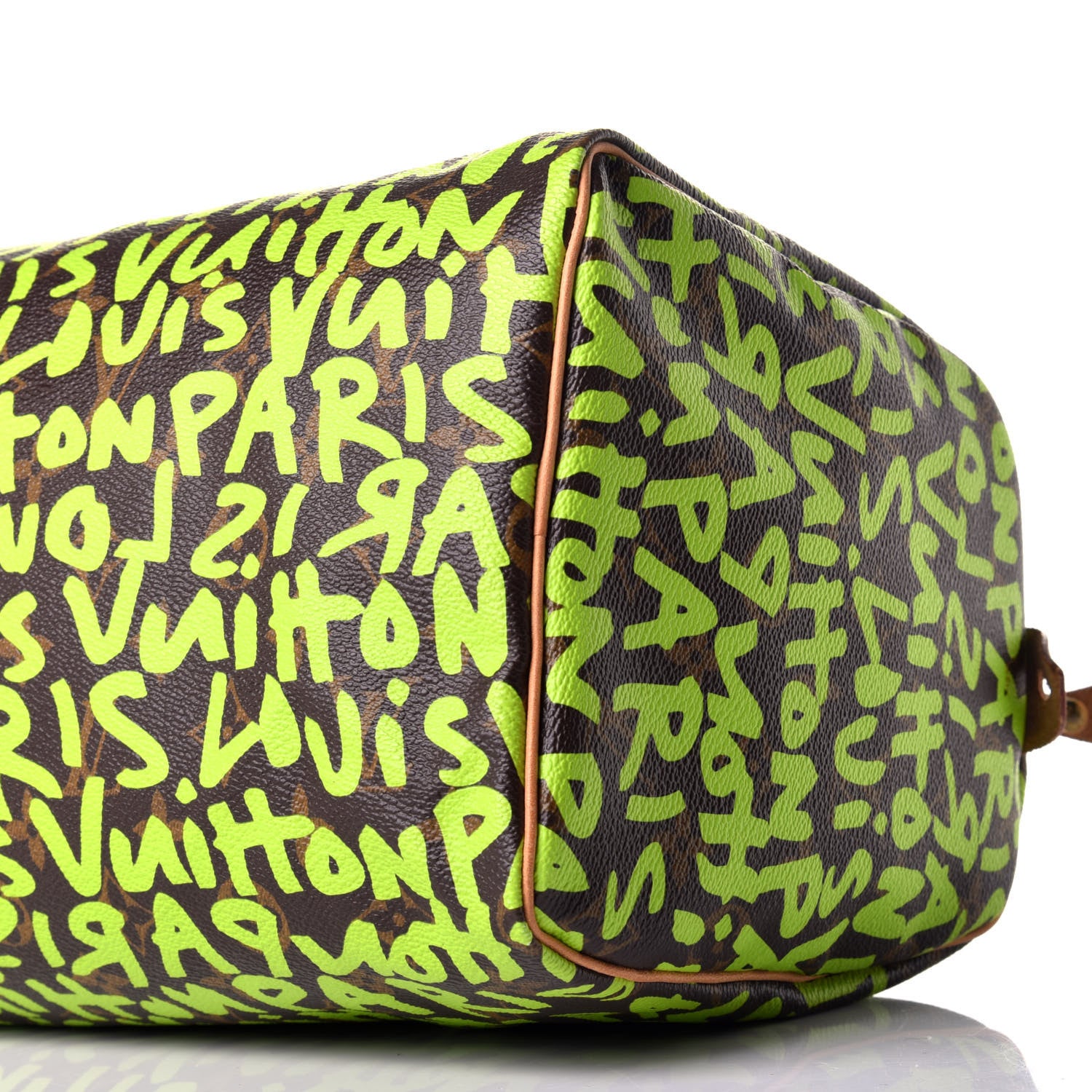 Louis Vuitton Monogram Graffiti Speedy 30 Green 9 of 9
