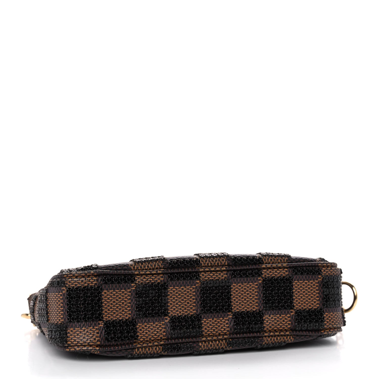 Louis Vuitton Damier Paillettes Mini Pochette Accessories Black 4 of 11
