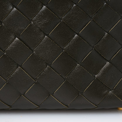 Bottega Veneta Calfskin Nappa Intrecciato Mini Wallace Kaki 12 of 12