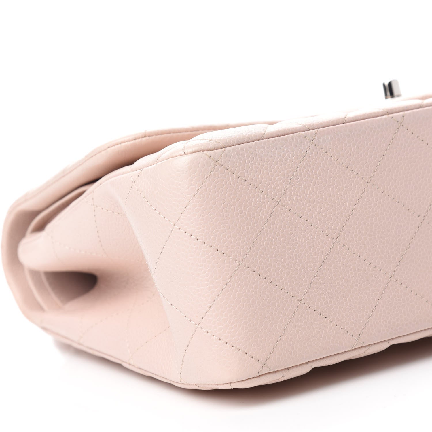 Chanel Caviar Quilted Jumbo Double Flap Light Pink 6 of 11